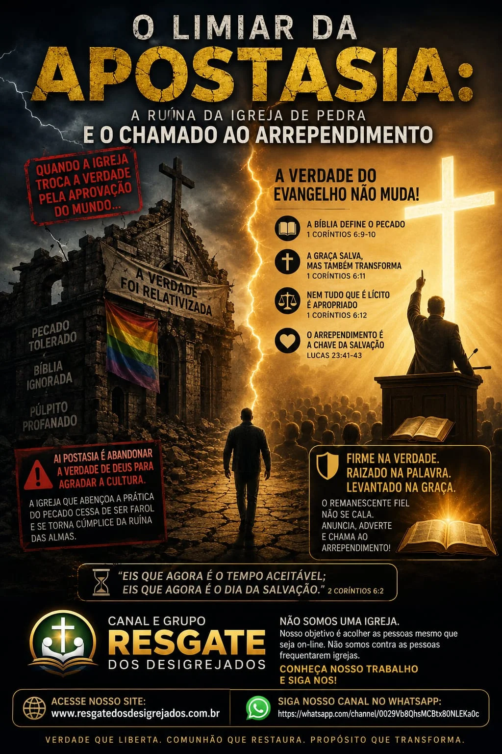A mensagem do Evangelho precisa ter a firmeza da verdade e a clareza da doutrina,